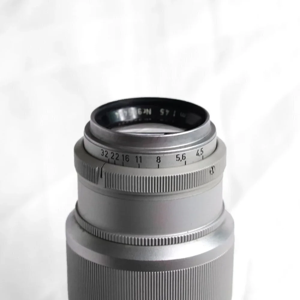 Leica Hektor Camera Lens with Leather Case